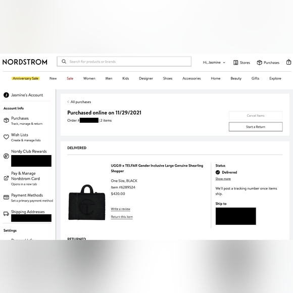 Authentic Large Telfar x UGG Bag - Picture 7 of 8